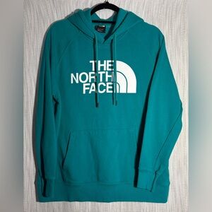The North Face Teal Hoodie with Logo